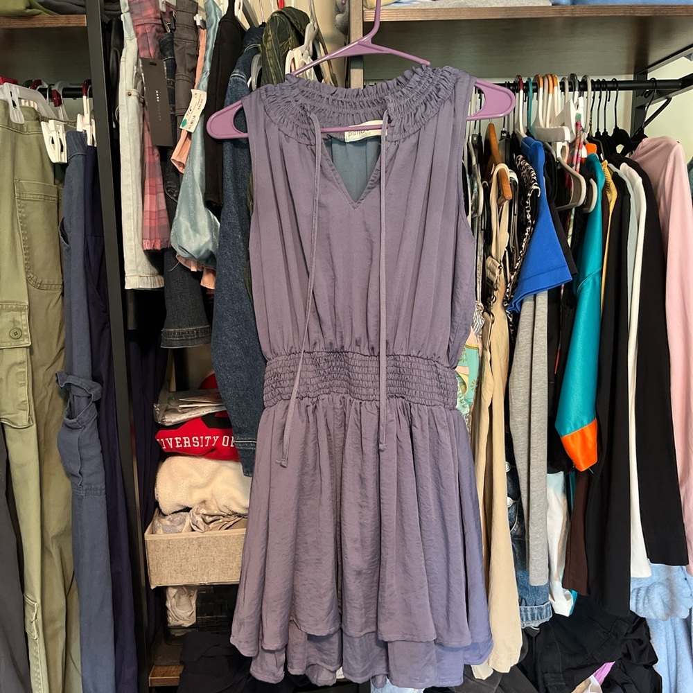 Pants Store Purple Mini Dress